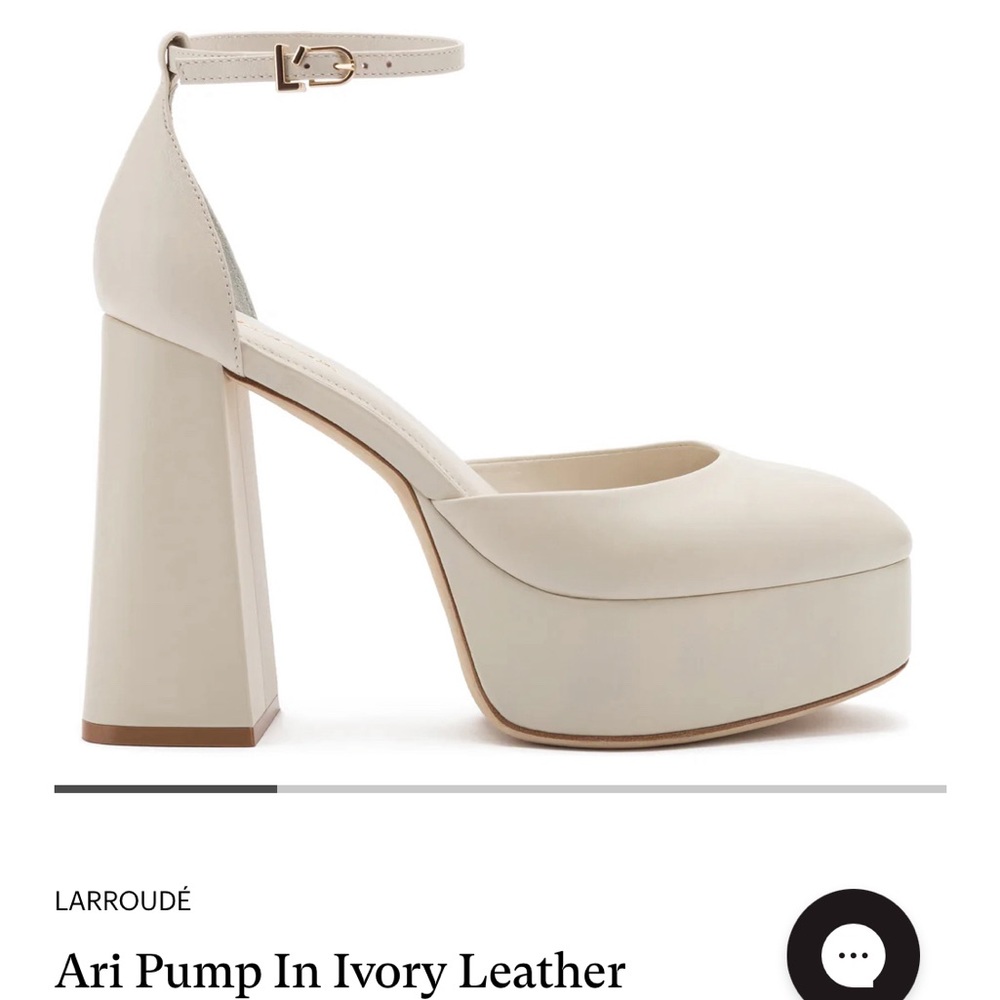 Larroude Ari Mary Jane Pumps Brand New Ivory
